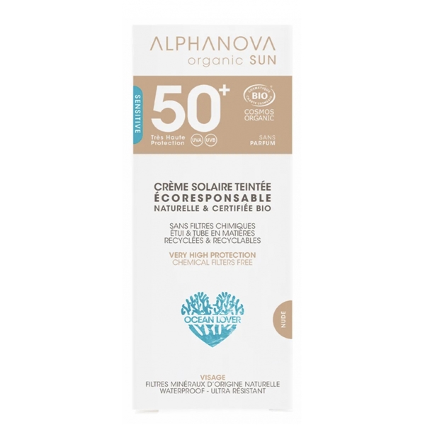 Alphanova Sun Spf 50+ Tinted Cream (Billede 3 af 3)