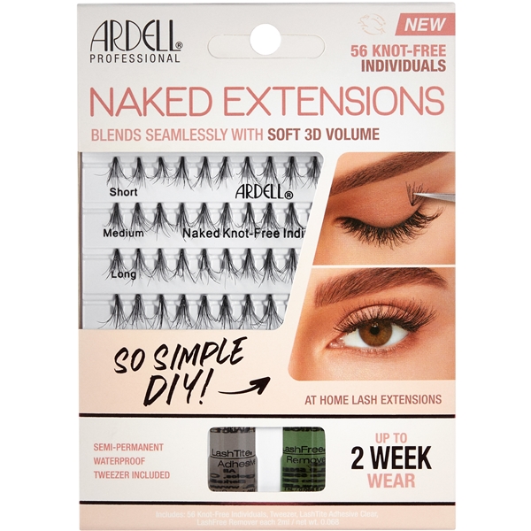 Ardell Naked Extensions Lashes Individuals Set (Billede 1 af 3)
