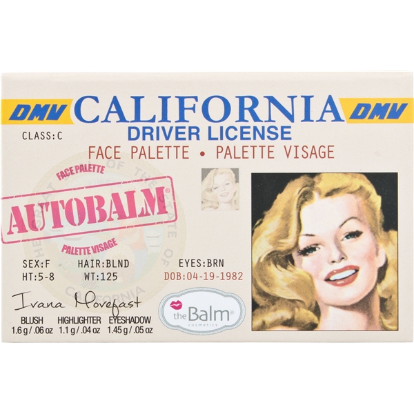 Autobalm California - Face Palette (Billede 1 af 2)