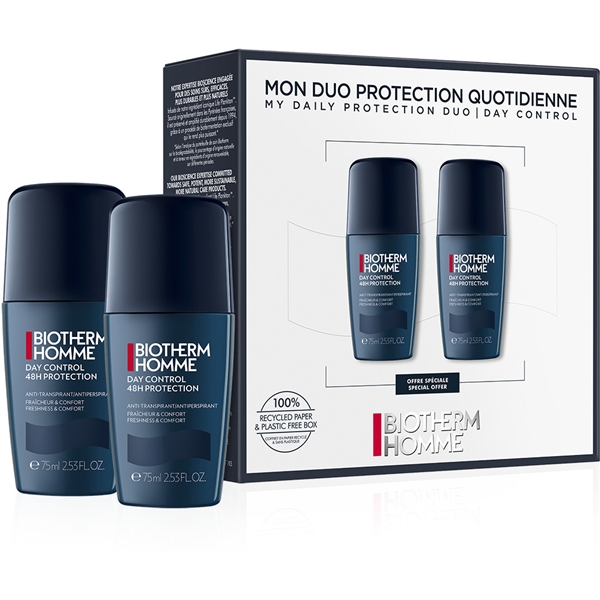 Biotherm Homme Duo Day Control Roll On Deo (Billede 1 af 2)