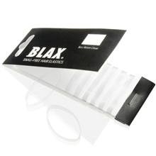 8 st/pakke - Clear - Blax Snag Free Hair Elastics