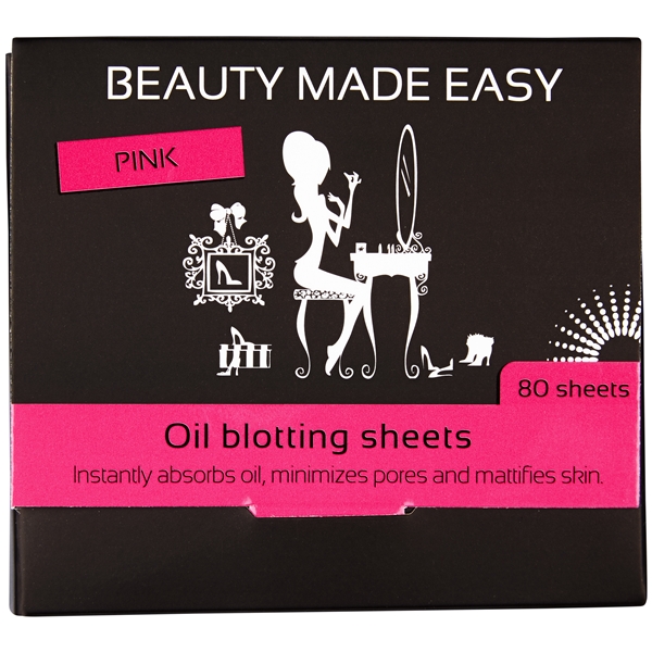 Pink Oil Blotting Sheets (Billede 1 af 2)
