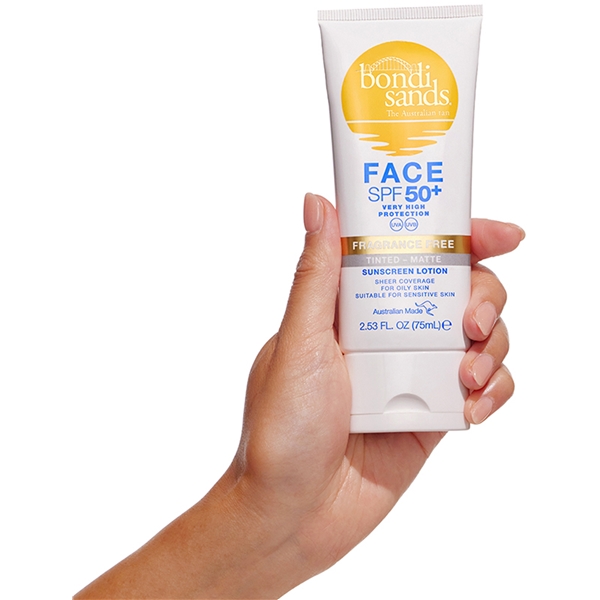 Bondi Sands SPF 50+ Matte Tinted Face Lotion (Billede 2 af 5)