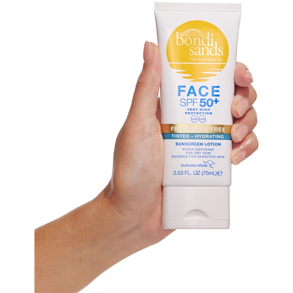 Bondi SandsSPF 50+ Hydrating Tinted Face Lotion (Billede 2 af 5)