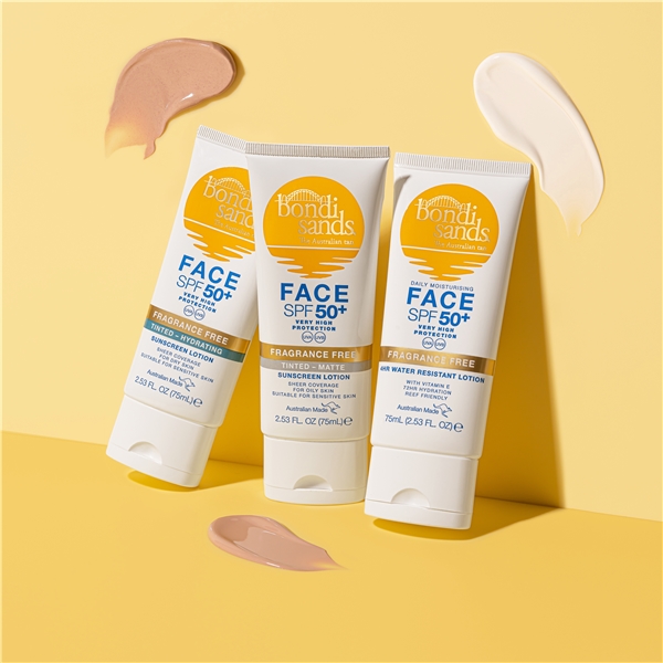 Bondi SandsSPF 50+ Hydrating Tinted Face Lotion (Billede 5 af 5)