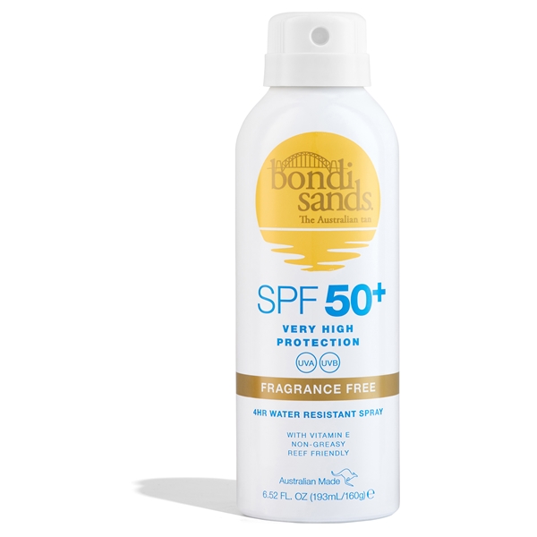 Bondi Sands SPF 50+ Fragrance Free Sunscreen Spray (Billede 1 af 2)