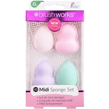 Brushworks HD Midi Blender Sponge Set