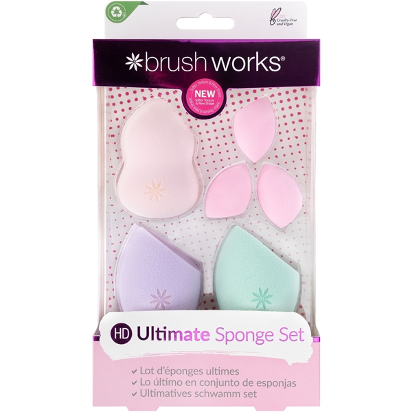 Brushworks HD Ultimate Complexion Sponge Set (Billede 1 af 2)