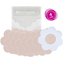 Brushworks Nude Satin Nipple Covers