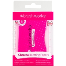 100 st/pakke - Brushworks Charcoal Blotting Papers
