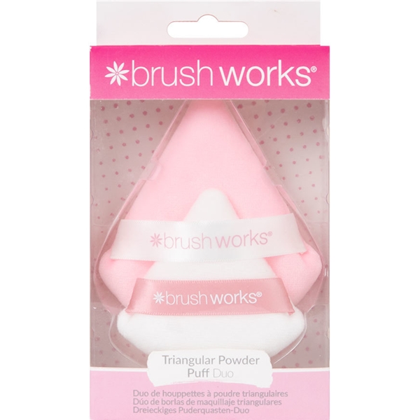 Brushworks Triangular Powder Puff Duo (Billede 1 af 4)