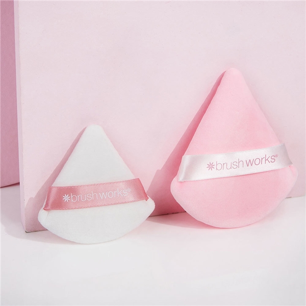 Brushworks Triangular Powder Puff Duo (Billede 3 af 4)