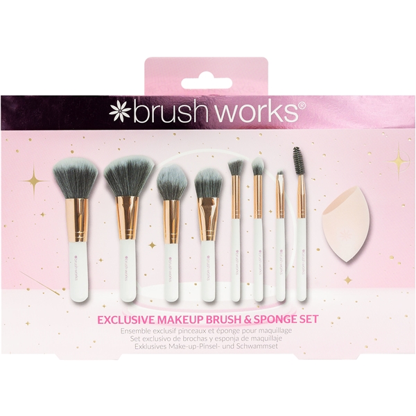 Brushworks Exclusive Makeup Brush & Sponge Set (Billede 1 af 4)