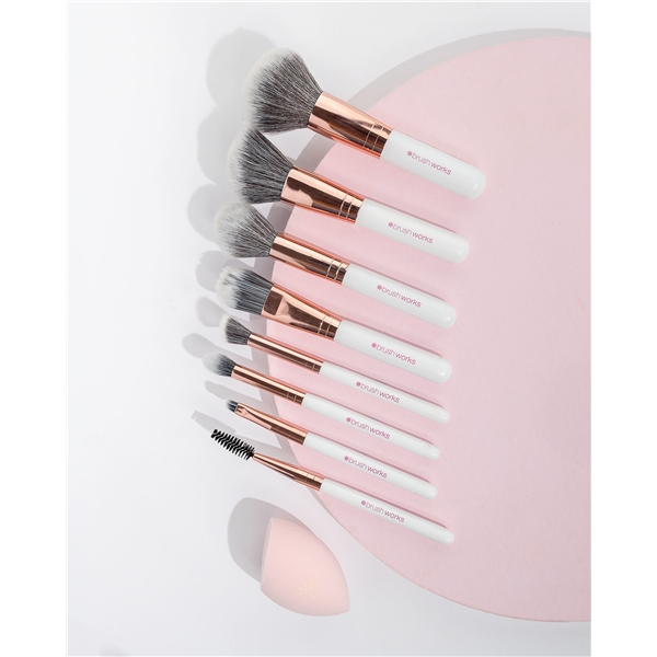 Brushworks Exclusive Makeup Brush & Sponge Set (Billede 2 af 4)