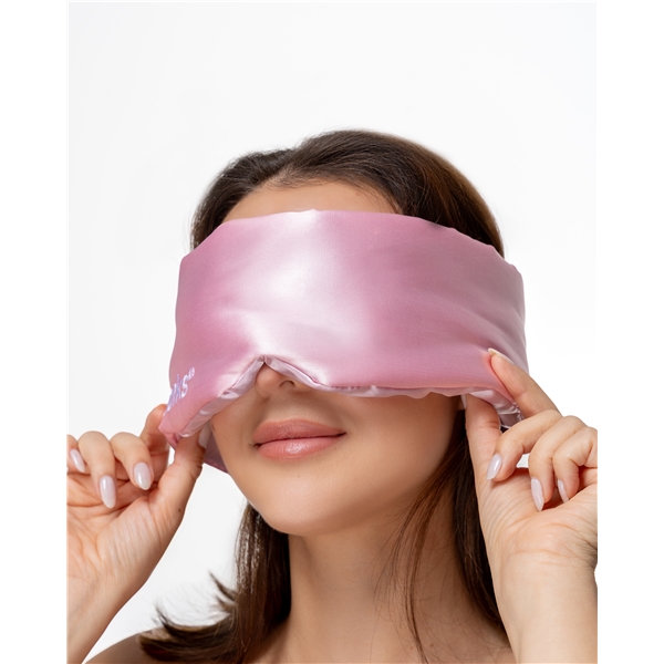 Brushworks Cushioned Satin Sleep Mask (Billede 4 af 9)