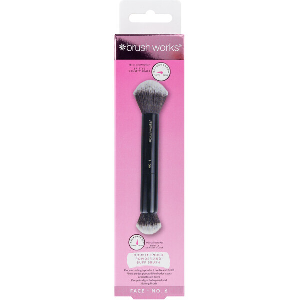 Brushworks No. 6 Double Ended Powder & Buff (Billede 1 af 8)