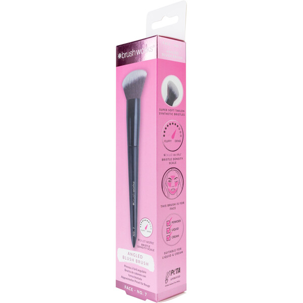 Brushworks No. 7 Angled Blush Brush (Billede 2 af 9)