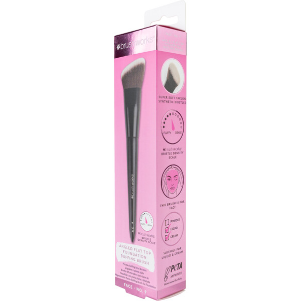 Brushworks No. 9 Angled Flat Foundation Brush (Billede 2 af 11)