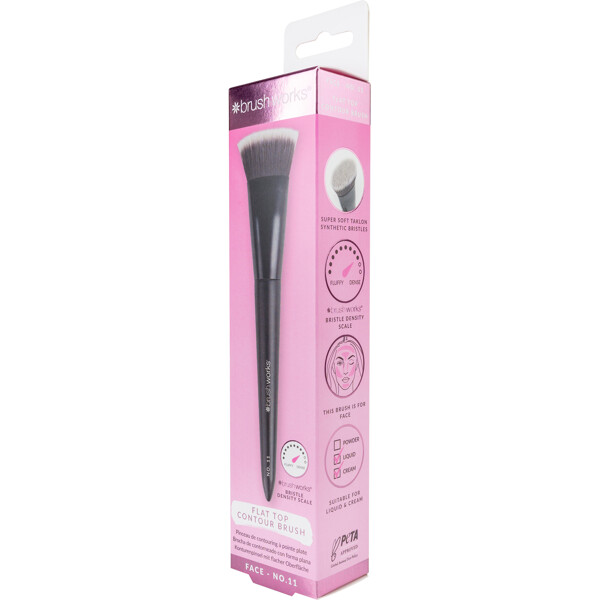 Brushworks No. 11 Flat Top Contour Brush (Billede 2 af 8)