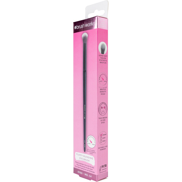 Brushworks No. 14 Fluffy Blending Eye Brush (Billede 2 af 6)