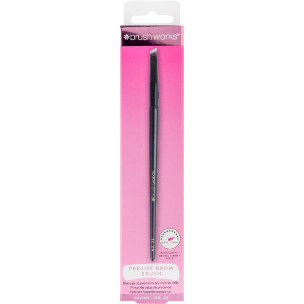Brushworks No. 21 Precise Brow Brush (Billede 1 af 8)