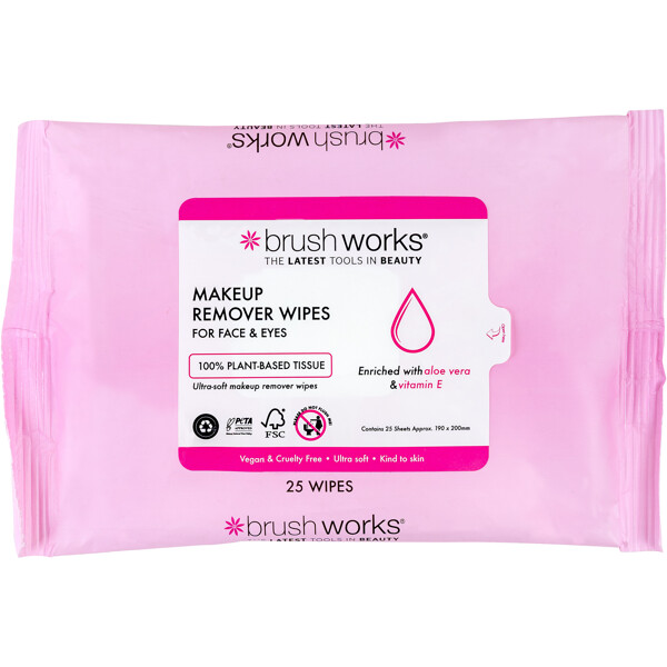 Brushworks Makeup Remover Wipes (Billede 1 af 4)