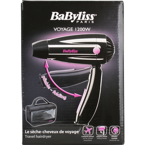 BaByliss 5250E Travel 1200W BaByliss Elektroniske produkter Shopping4net