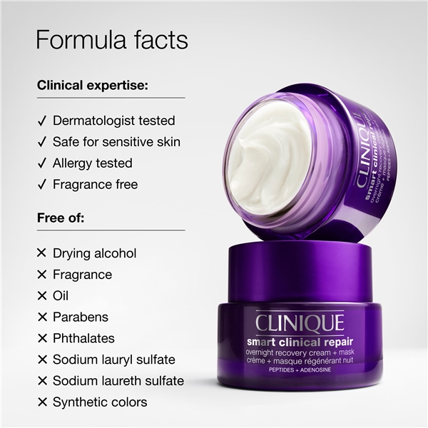 Smart Clinical Repair Overnight Cream + Mask (Billede 5 af 10)
