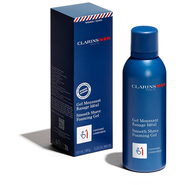 Clarins Men Smooth Shave Foaming Gel (Billede 4 af 8)