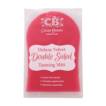 Pink - Deluxe Double-Sided Velvet Tanning Mitt