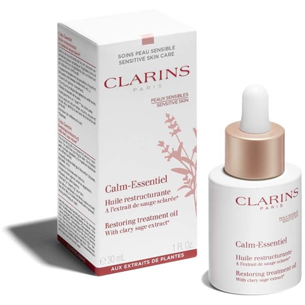 Clarins Calm Essentiel Restoring Treatment Oil (Billede 2 af 5)