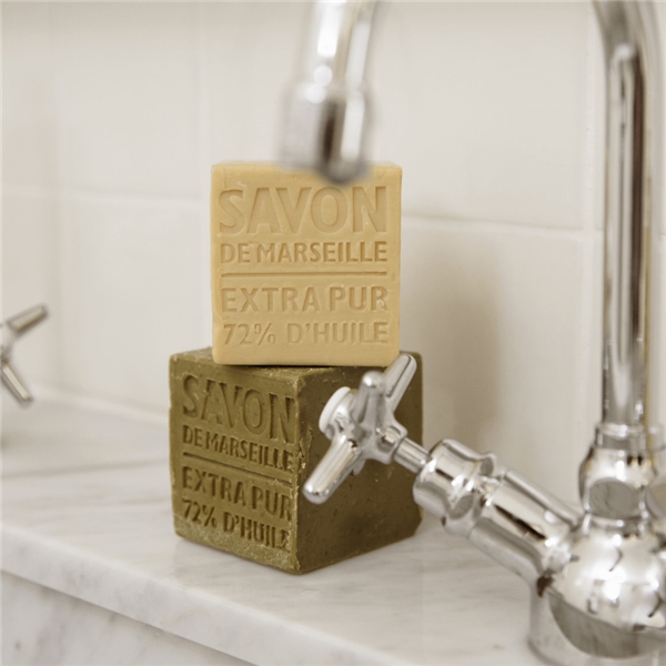 Cube Of Marseille Soap Olive (Billede 2 af 4)