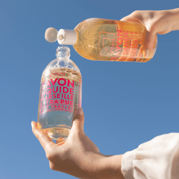 Liquid Marseille Soap Refill Wild Rose (Billede 3 af 3)