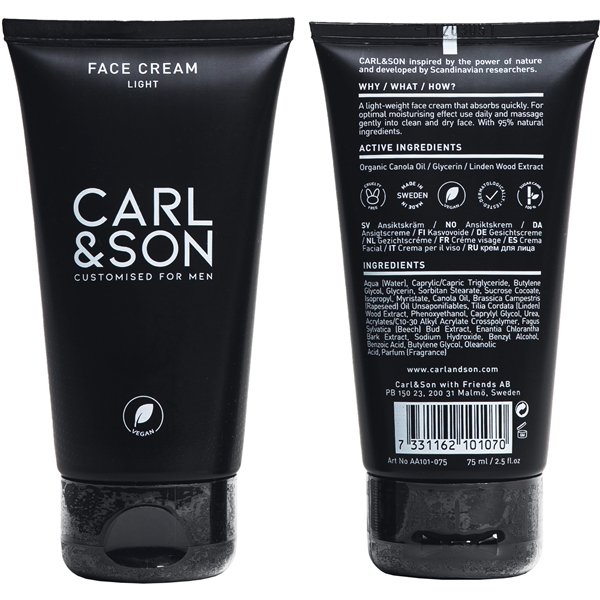 Carl&Son Face Cream Light (Billede 2 af 2)
