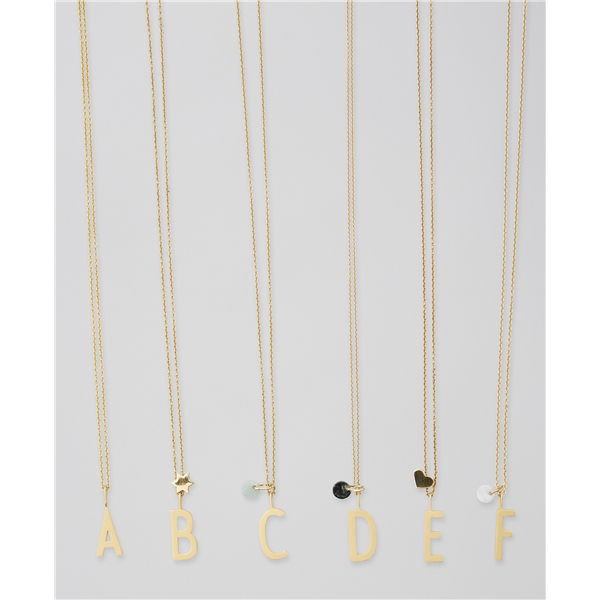 Design Letters White Marble Charm 6mm White (Billede 2 af 2)