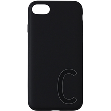 Design Letters Personal Cover iPhone Black A-Z