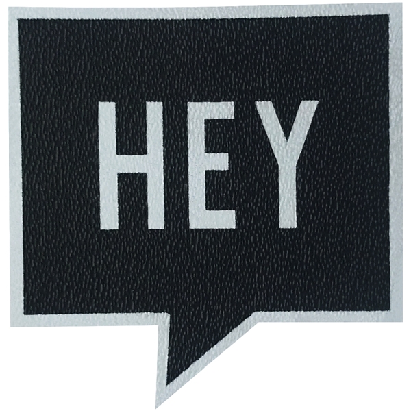 Design Letters MyCover Stickers Hey Black (Billede 1 af 2)