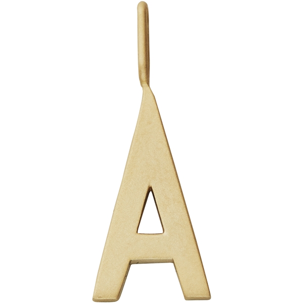 Design Letters Archetype Charm 16 mm Gold A-Z (Billede 1 af 2)