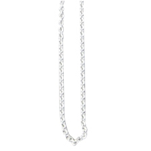 Design Letters Necklace Chain 60 cm Silver