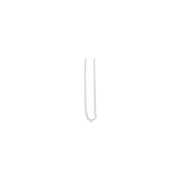 Design Letters Necklace Chain 60 cm Silver (Billede 1 af 2)
