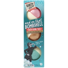 1 set - Dirty Works And On That Bombshell Bath Bomb Trio