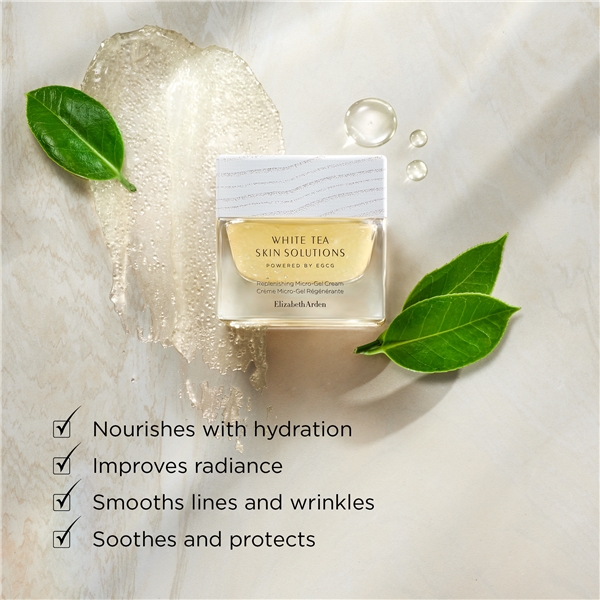 White Tea Skin - Replenishing Micro-Gel Cream (Billede 4 af 8)