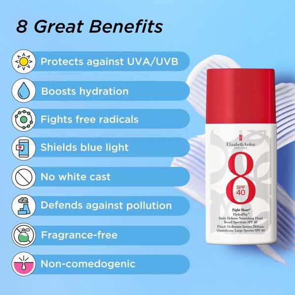 Eight Hour HydraPlay SPF40 Daily Fluid (Billede 6 af 10)