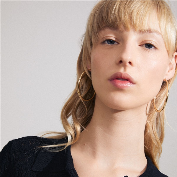 28243-2013 PRIYA Large Hoop Earrings (Billede 3 af 4)