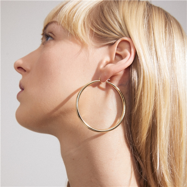 28243-2013 PRIYA Large Hoop Earrings (Billede 4 af 4)