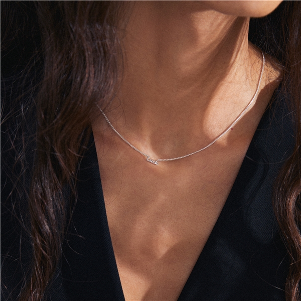 54243-6001 LUCK Necklace Silver Plated (Billede 4 af 4)