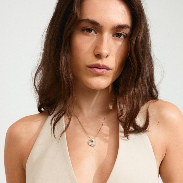 10251-2001 DUNE Heart Necklace (Billede 3 af 5)