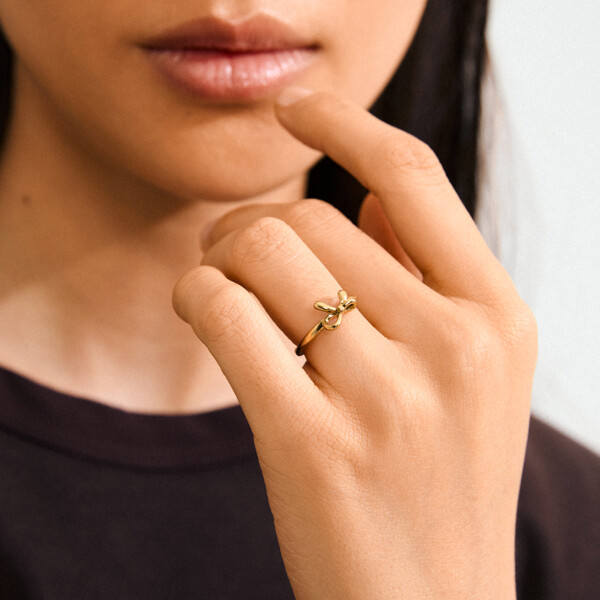 63253-2014 Lulu Bow Stack Ring (Billede 3 af 3)