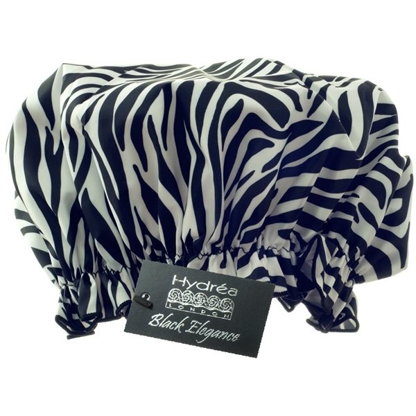 Zebra Shower Cap