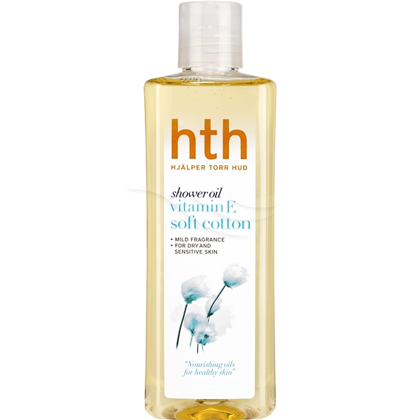 HTH Shower Oil - Vitamin E & Soft Cotton